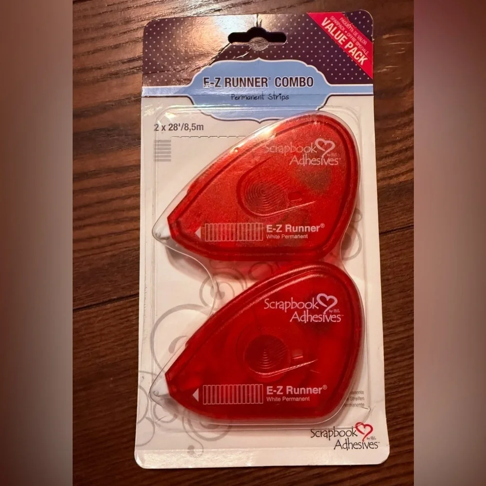 $2 Scrapbook Adhesives E-Z Runner Combo Permanent Adhesive Tape $2 WITH ANY $10